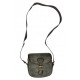 Borsa portacartucce Maremmano in canvas verde e dettagli in pelle art. BT801 MAREMMANO