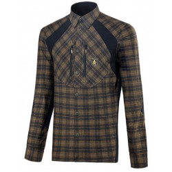 Camicia Trabaldo tecnica a quadri marrone modello AUSTRALIS art.119SENSITFANT/401MAR TRABALDO