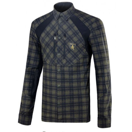 Camicia Trabaldo tecnica a quadri verde modello AUSTRALIS art.119SENSITFANT/202VER TRABALDO