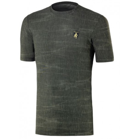 T-shirt Trabaldo tecnica verde a fantasia mod.SENSITIVE art.117SENSFANT/206FANT TRABALDO