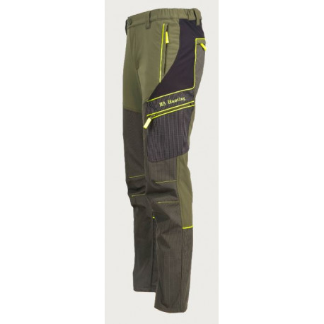 Pantalone RS Hunting verde e giallo fluo art.T-150GIALLO