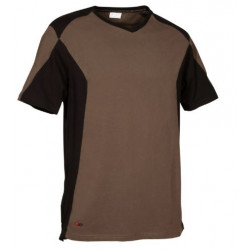 T-shirt Cofra marrone e nera modello Azagra art.V569-0-03 COFRA