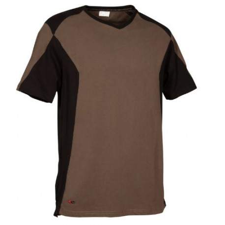 T-shirt Cofra marrone e nera modello Azagra art.V569-0-03 COFRA