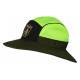 Cappello impermeabile Trabaldo a falda larga verde reversibile modello Missouri