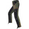 Pantalone Trabaldo verde modello Panther Pro 4.0 con inserti arancio fluo