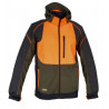 Giacca Cofra in softshell verde e arancio alta visibilità modello Seewald art. V323-0-04 COFRA