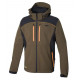 Giacca Cofra in softshell verde e arancio alta visibilità modello Klarbo art. V552-0-04 COFRA