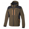 Giacca Cofra in softshell verde e arancio alta visibilità modello Klarbo art. V552-0-04 COFRA
