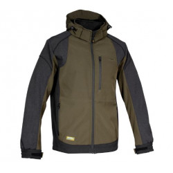 Giacca Cofra in softshell verde modello Seewald art. V323-0-03 COFRA