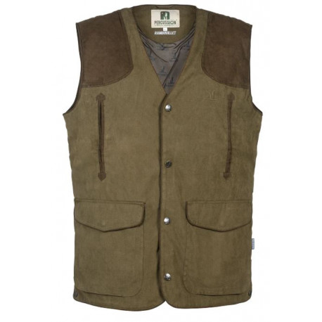 Gilet Percussion verde modello Rambouillet art.1256 VERDE PERCUSSION