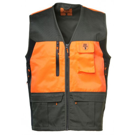 Gilet RS Hunting verde e arancione alta visibilità mod. LV821