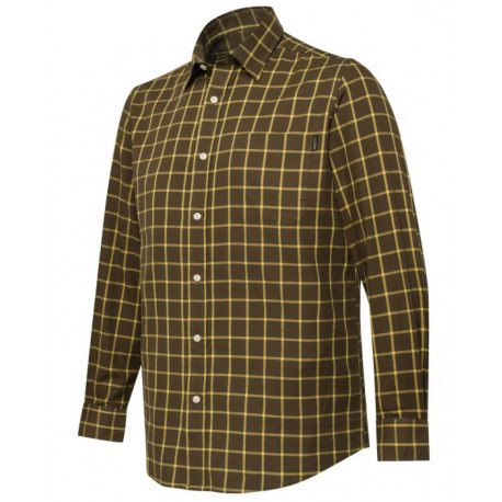 Camicia Beretta a quadri verde e gialla modello Bryggen art. LU382T247408E8 BERETTA