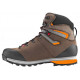 Scarpone medio Zamberlan in pelle scamosciata marrone e arancio modello THUNDER GTX