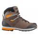 Scarpone medio Zamberlan in pelle scamosciata marrone e arancio modello THUNDER GTX