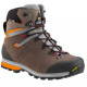 Scarpone medio Zamberlan in pelle scamosciata marrone e arancio modello THUNDER GTX