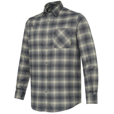 Camicia Beretta a quadri grigia e beige modello Jargo art. LU981T243807X3 BERETTA