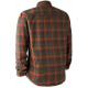 Camicia Deerhunter in flanella a quadri arancio modello Ethan art.8438 48438 DEERHUNTER