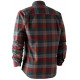 Camicia Deerhunter in flanella a quadri rossa modello Ryan art.8438 48438 DEERHUNTER