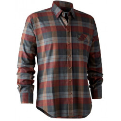 Camicia Deerhunter in flanella a quadri rossa modello Ryan art.8438 48438 DEERHUNTER