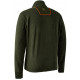 Felpa tecnica in pile Deerhunter verde e arancio modello Chamois art.8095 361 DEERHUNTER