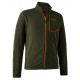 Felpa tecnica in pile Deerhunter verde e arancio modello Chamois art.8095 361 DEERHUNTER