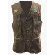 Gilet da addestramento cani Bitrabi verde modello COMPETITION