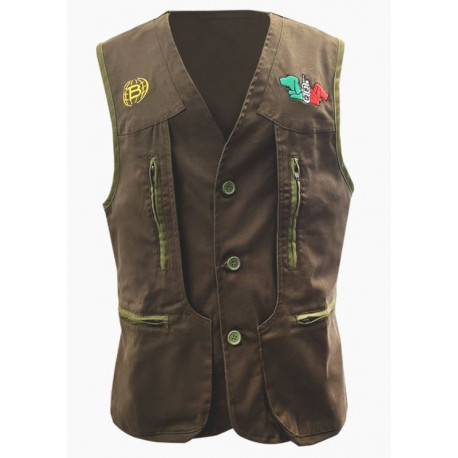 Gilet da addestramento cani Bitrabi verde modello COMPETITION