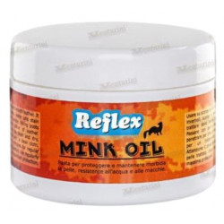 Crema impermeabilizzante Mink oil Reflex per calzature in pelle