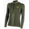 Lupetto intimo tecnico Bitrabi verde con zip Ursus a manica lungaart.BTBWINTERURSUS-L BITRABI