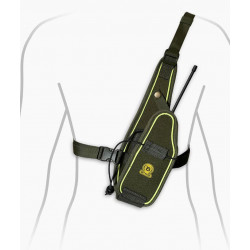 PortaGps per palmare BS103 con tracolla monospalla Bitrabi verde art.103HOLDER BITRABI