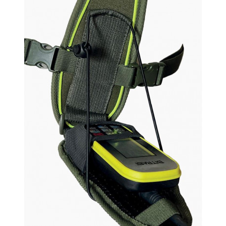 PortaGps per palmare BS3000 con tracolla monospalla Bitrabi verde art. EVOHOLDER BITRABI
