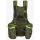 Zaino trisacca gilet da caccia verde fluo Bitrabi modello TRIO PRO