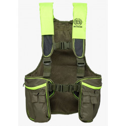 Zaino trisacca gilet da caccia verde fluo Bitrabi modello TRIO PRO