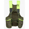 Zaino trisacca gilet da caccia verde fluo Bitrabi modello TRIO PRO