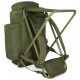 Zaino con sgabello da caccia verde modello CHAIR PRO Nature art.CHAIRPR0M000 NATURE