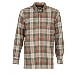 Camicia Percussion in pile verde a quadri art. 1676