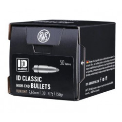 Palle RWS calibro 30 peso 150grani ID CLASSIC