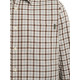 Camicia Beretta a quadri bianca, marrone e grigia modello Bryggen art. LU382T247406A1 BERETTA