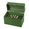Scatola porta colpi verde per carabina cal.243-308