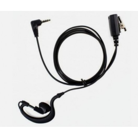 Auricolare con microfono per radiolina Polmar nero art. C1005031 MA-2042/K FALKOS