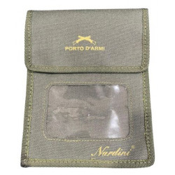 Porta licenza caccia Nardini verde