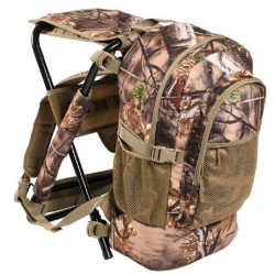 Zaino con sgabello da caccia effetto mimetico art. PHAC045 PROHUNT VERNEY CARRON