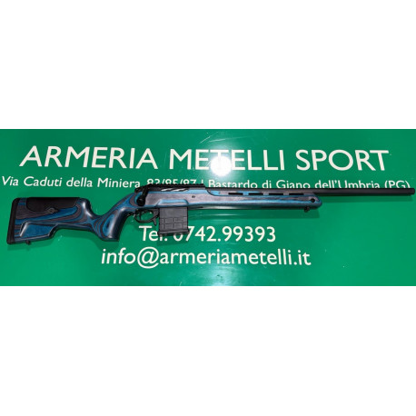Carabina bolt action ad otturatore Sabatti mod.Rover Varmint cal. 308 in legno blue e nero art. ROVERVARMINTLEGBLU308 SABATTI