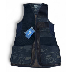 Gilet da tiro Beretta camouflage nero edizione limitata 500 anni mod. Multicam art. GT612 T2662 09ST BERETTA