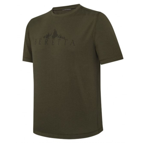 T-shirt Beretta verde modelo Cresta art. TS822 T1557 072A BERETTA